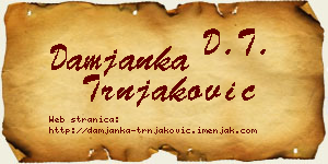 Damjanka Trnjaković vizit kartica